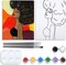 Canvas Painting Kit Pre Drawn Canvas for Painting for Adults Painting Party Kits Paint and Sip Party Supplies 8x10 Canvas to Paint 8 Acrylic Colors,3 Brush,1 Pallet Girl Paint Art Set